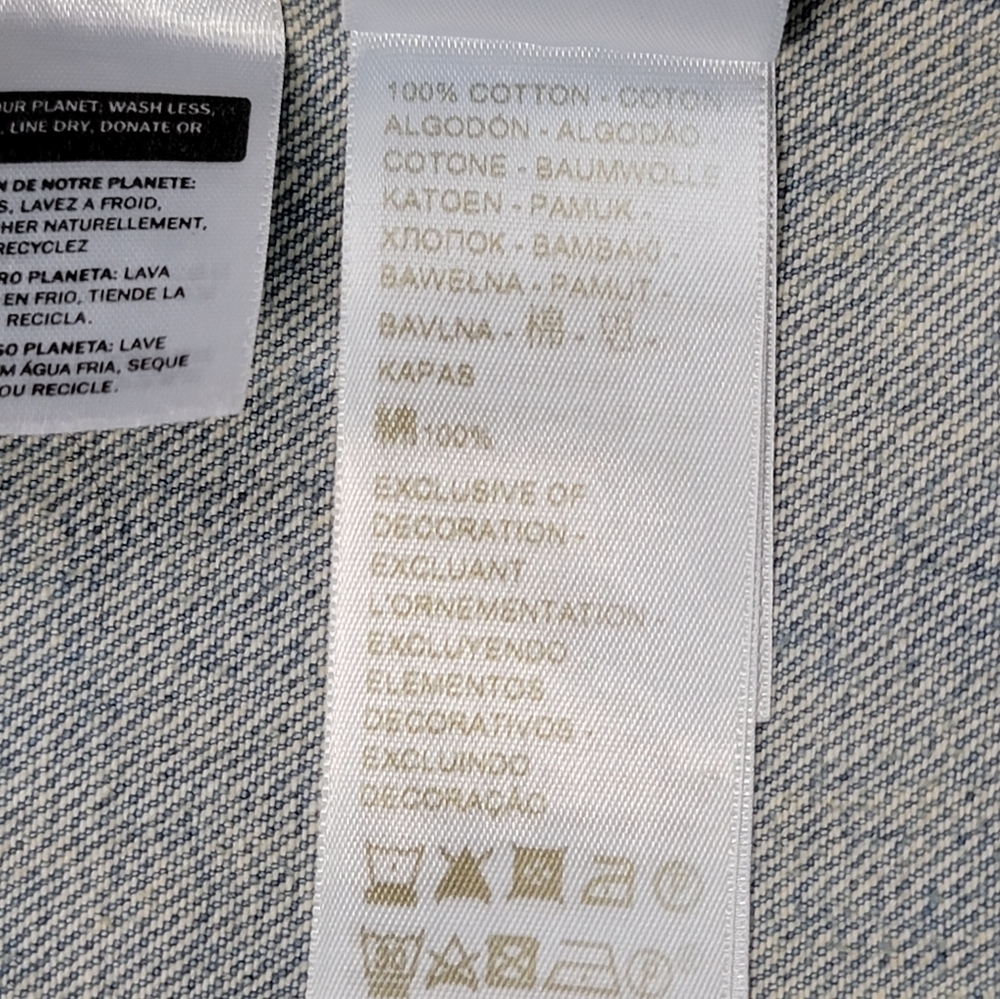 Levi’s Japanese Denim Utility Trucker Jacket Mens XXL Made In Japan A71500003 - Picture 13 of 13